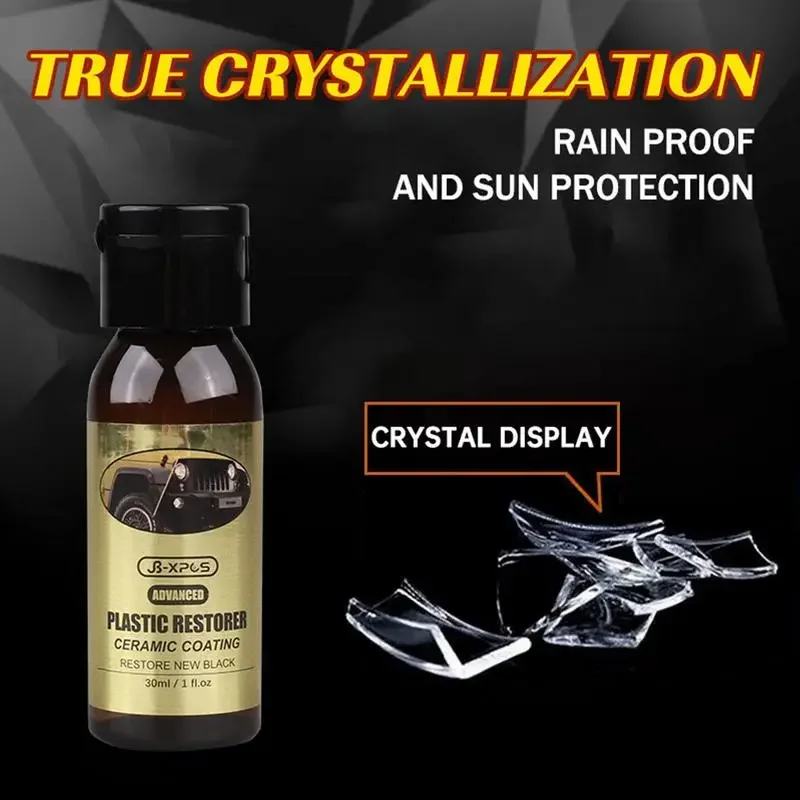 سائل إصلاح بلاستيك السيراميك الفاخر - مرمم مسعور يدوم طويلاً للأجزاء الخارجية والمطاطية