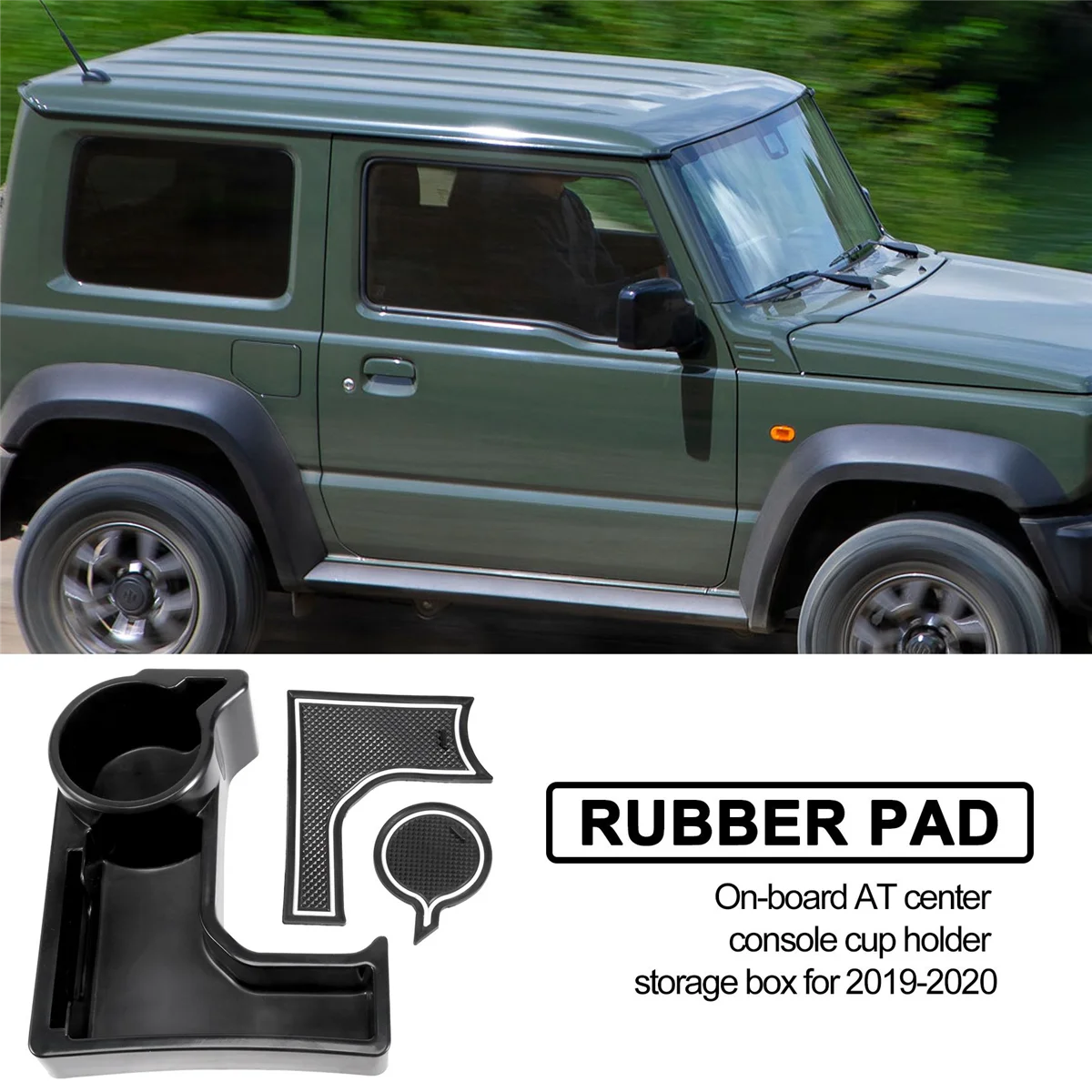 Car AT Center Console portabicchieri scatola portaoggetti per Suzuki Jimny 2019-2020