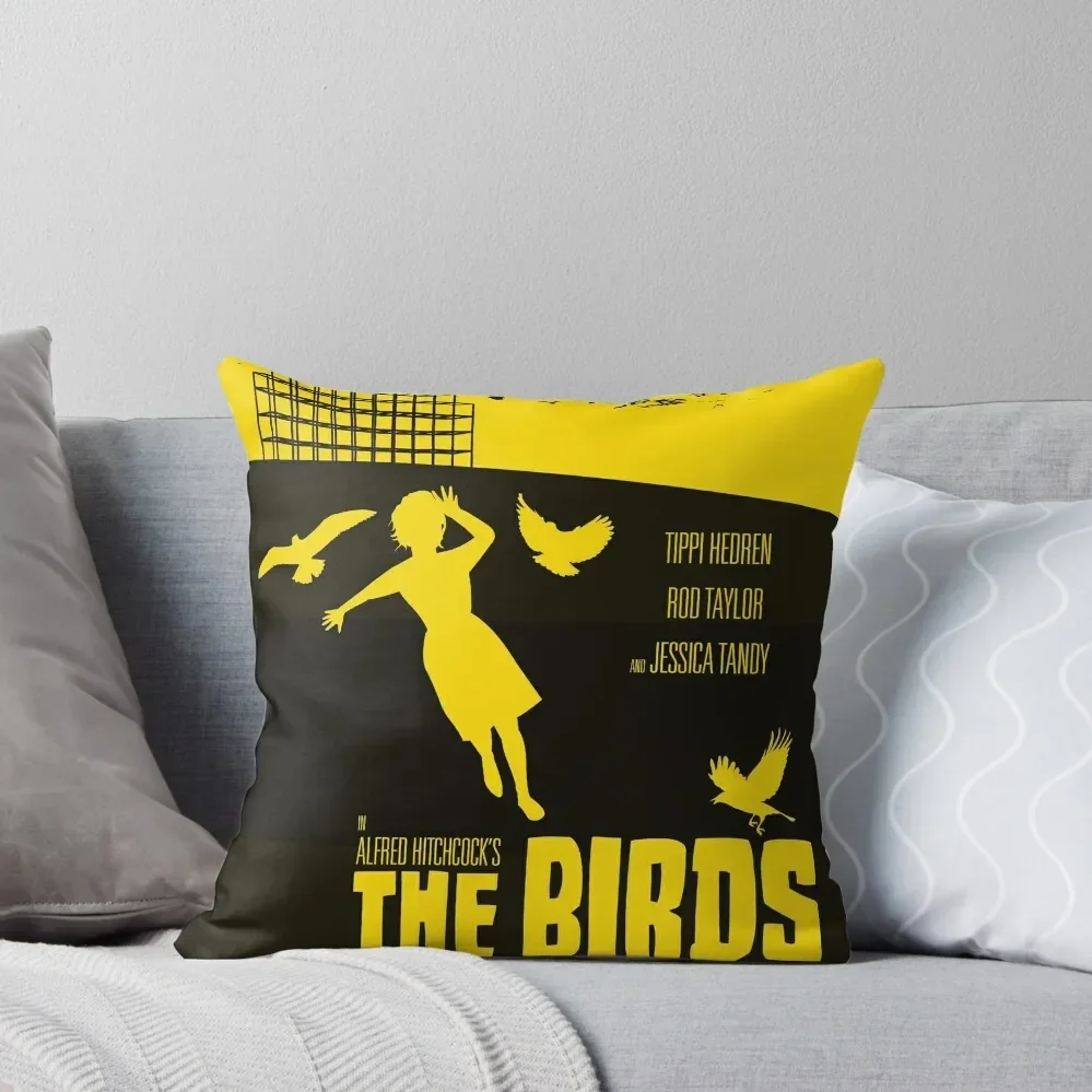 

Alfred Hitchcock's The Birds Throw Pillow Cushion Cover Set Decorative Cover For Living Room Pillow