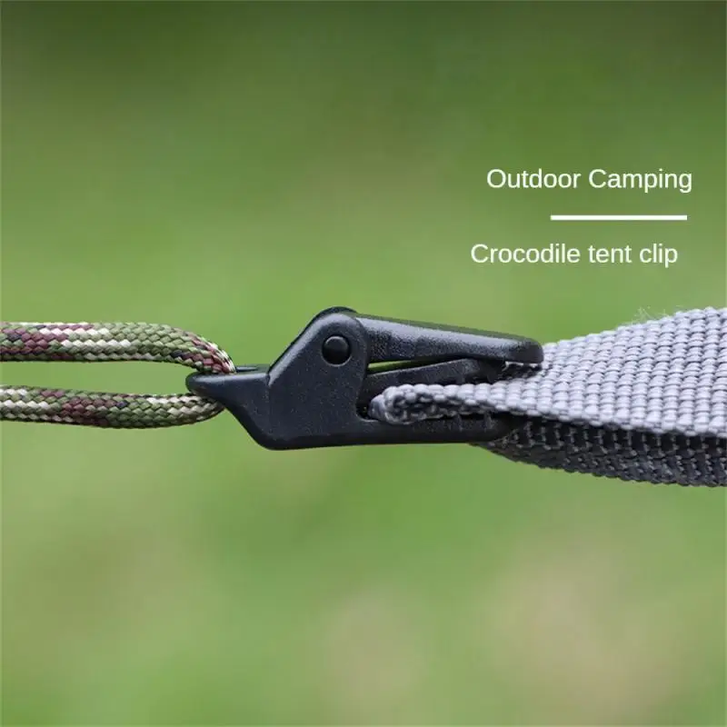 Alligator Mouth Tent Clip Waterproof Tent Clip Snaps Oil Cloth Clip Outdoor Camping Shade Net Fixing Clip Tent Accessories