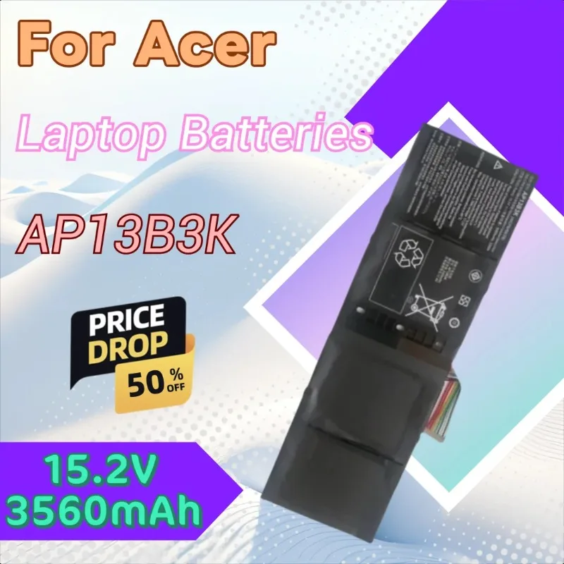 

Для Acer Aspire V5-481P V5-572PG V5-552P V5-573P V7-481G V7-482P V7-581 Новый AP13B8K AP13B3K аккумулятор для ноутбука 15,2 В 3560 мАч + инструменты