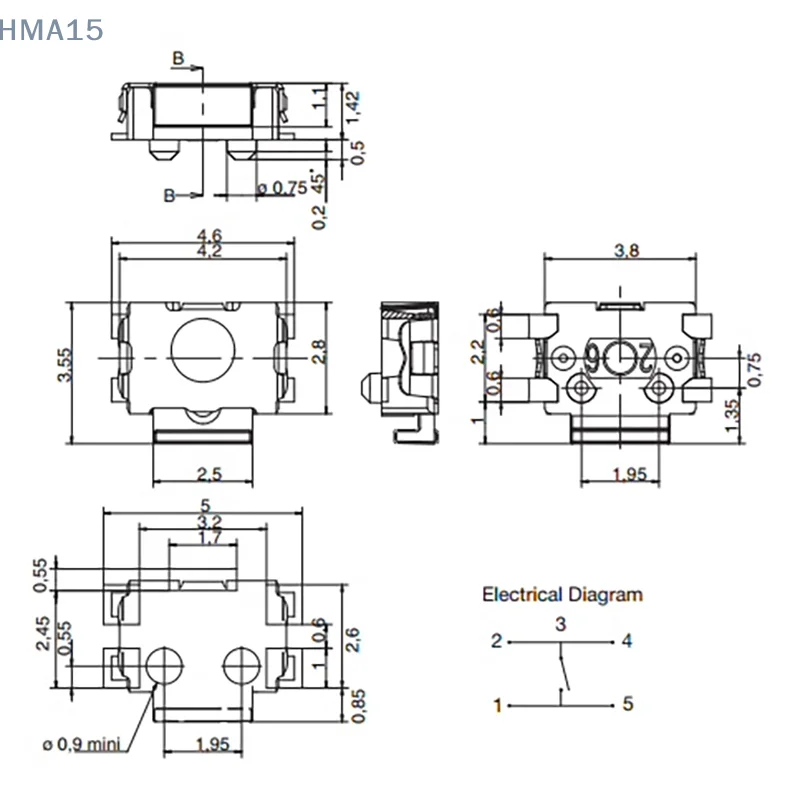 

[EL] 10 шт. KMS221GPLFS с плоской головкой, маленькая черепаха, сенсорная боковая кнопка, патч-переключатель, 4 фута, сенсорная кнопка камеры мобильного телефона