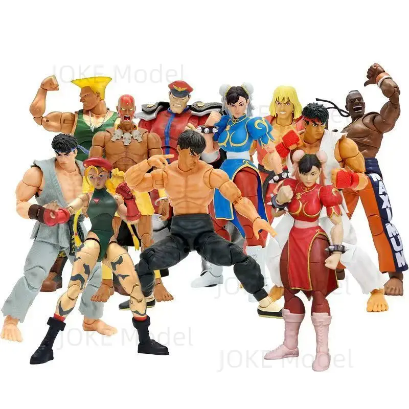 

In Stock Jada Toys Ultra Street Fighter II M.Bison Dhalsim Violent Ken RYU Chun Li 6" Inch Action Figure Collectible Toys Gifts