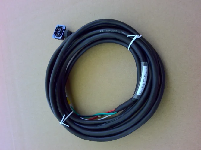 Servo Motor Power Cable Power Line for Mitsubishi Servo Motor MR-J3, J4, JE Series MR-PWS1CBL5M-A1-L