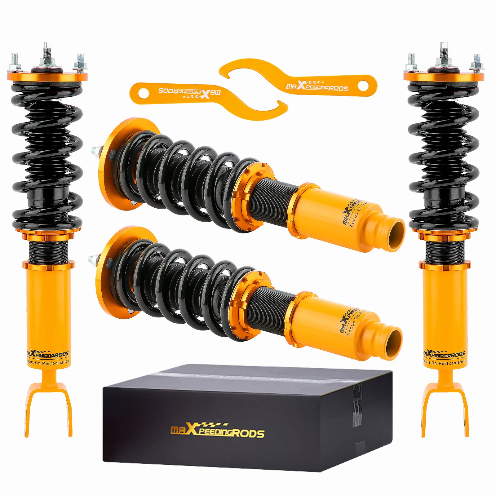 Adjustable Coilovers Coils Springs Kit For Honda ACCORD 08-12 Acura TSX 09-14 Shocks Struts