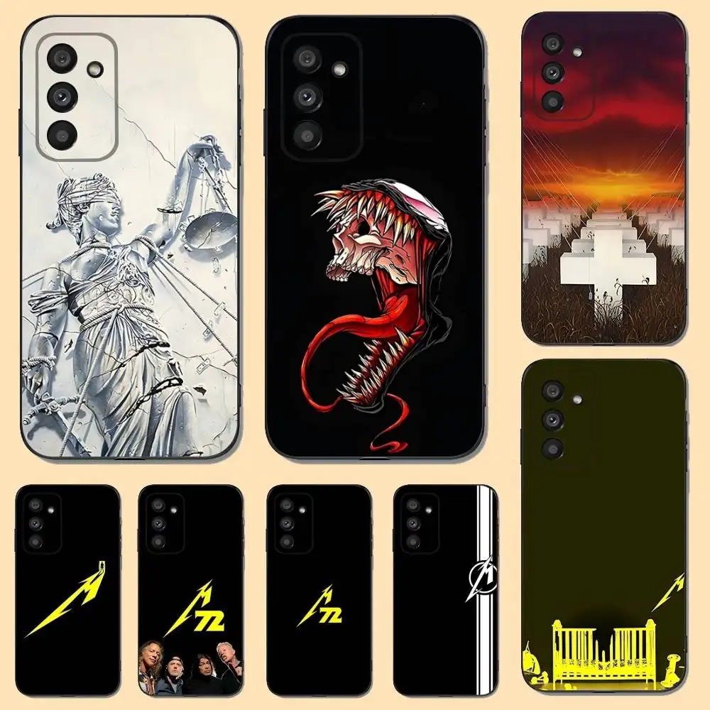 

S-Seasons M-MetallicaS 72 Phone Case For Samsung S 25,24,23,22,30,21,10,9,Ultra,Plus,Lite,FE,4,5 G Soft Black Case