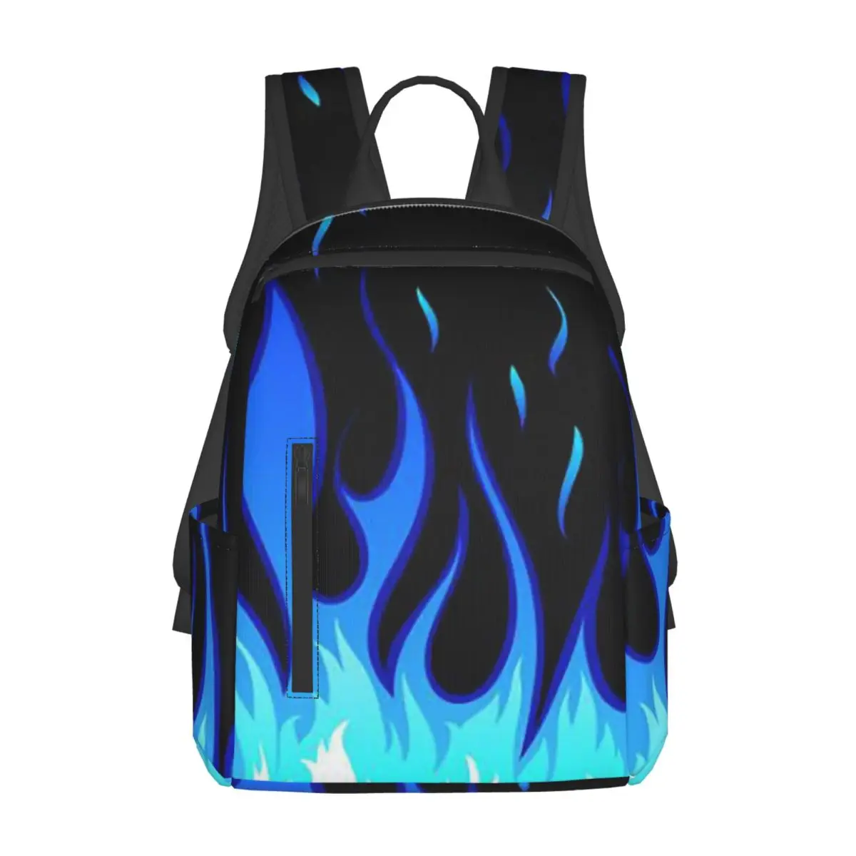 Big Fire Flames Burning Flame Backpack Daypack Large Capacity Children BookBag School Bag Shoulder Bags for Men Women