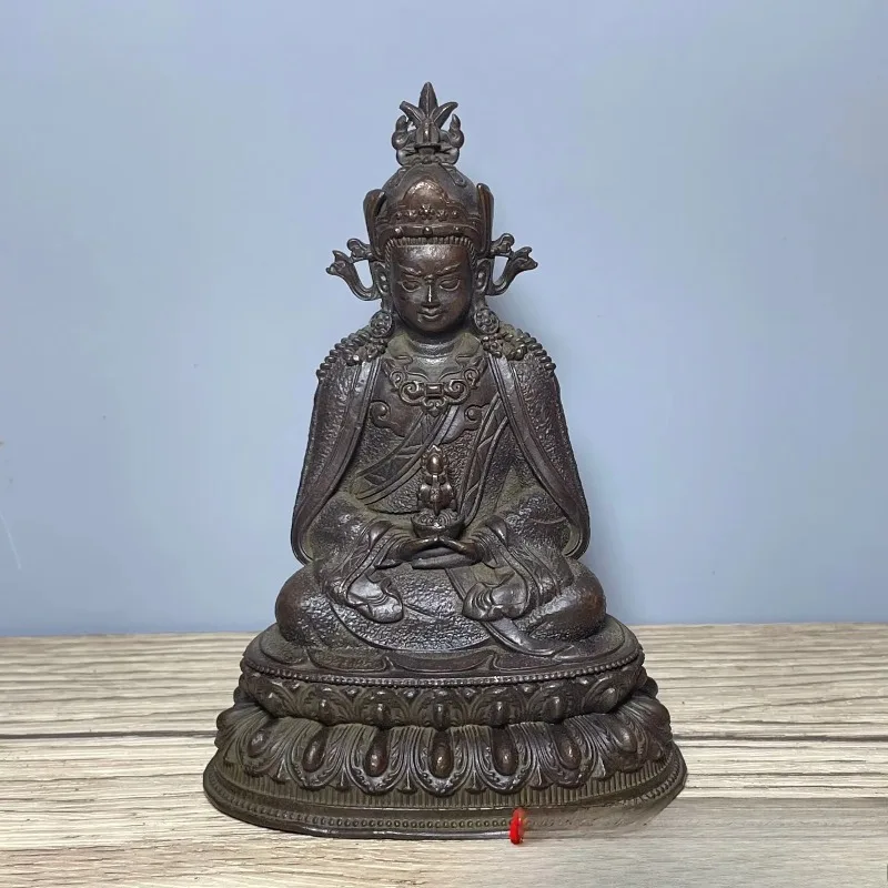 Buddha Statue Antique Old Tibetan Buddha Statue Huang God Of Wealth Tara Medicine Buddha Home Decoration Offering OrnamentsW1