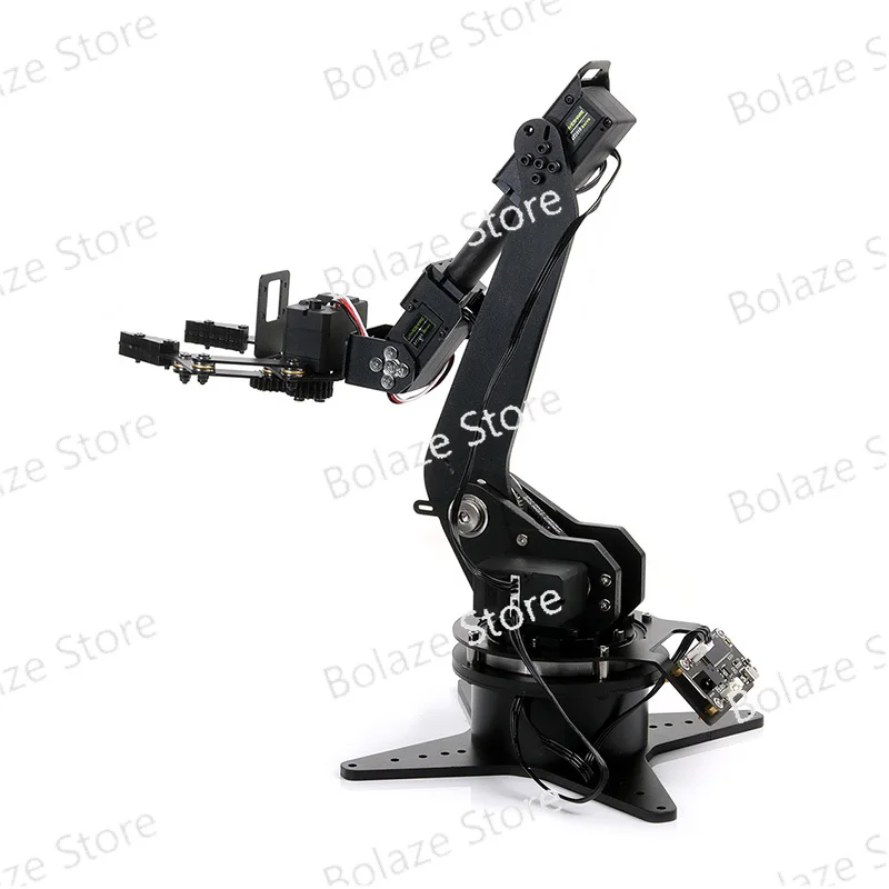 Five degrees of freedom robot arm kit high torque bus steering gear ROS robot open source programming manipulator