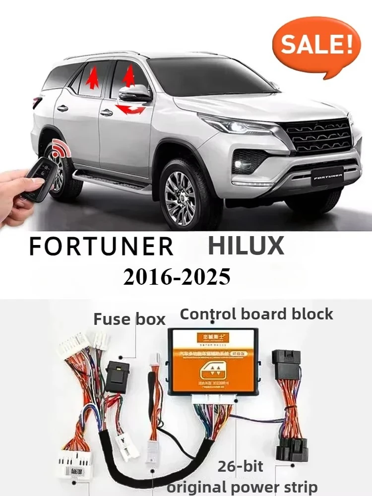 

Intelligent Windows Closer Mirror Folding For Toyota Fortuner/Hilux Auto remote Window Close Side Mirrors Automatically