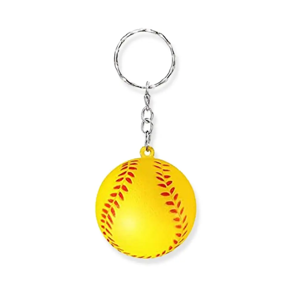 PU Leather Basketball Ball Keychains Football Golf Simulation Soccer Keychain Volleyball Baseball Football Pendant