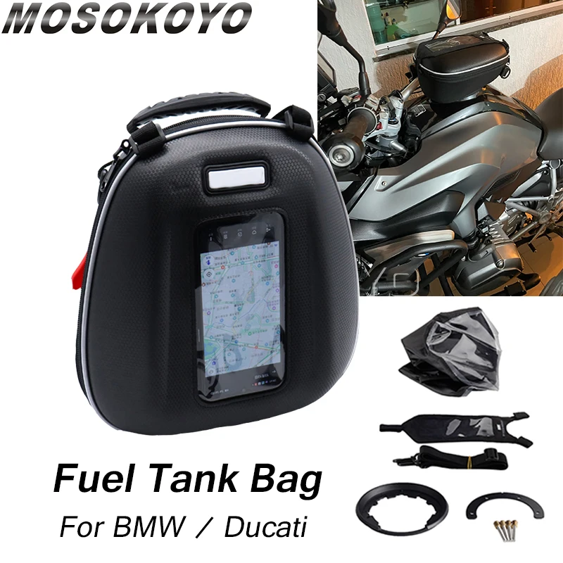 

Fuel Tank Bag For Ducati Multistrada V4 1200 Enduro DVT 1260/S/Enduro 950 Tanklock Racing Backpack Luggage Motorcycle Tool Bags