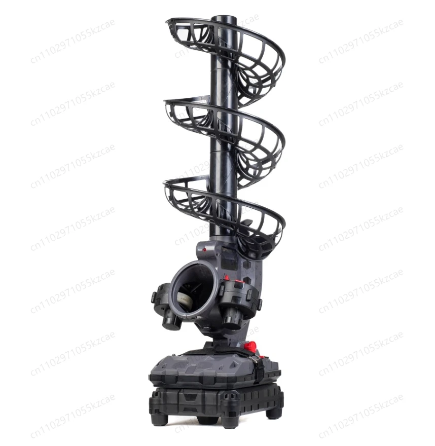 Automatic Ball Launcher Machine: Adjustable Speed, Spin & Angle for Tennis/Baseball Forehand Backhand