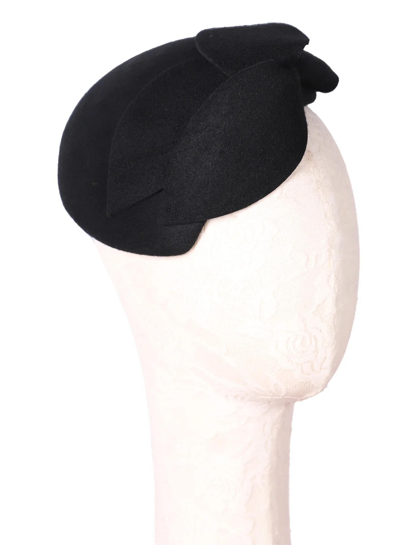 FS 100 % Wollfilz-Fascinator für Damen, Damen, Hochzeit, Fedora, Kirchenhüte, grüne Blumen-Baskenmütze, Mütze für Damen, Teeparty, Pillbox-Hut – Detail 11