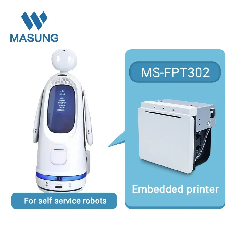 Masung 80mm Thermal Printer with USB and RS232 Auto Cutter for 58mm/80mm Receipt Printing Used for Kiosk Receipt Printer
