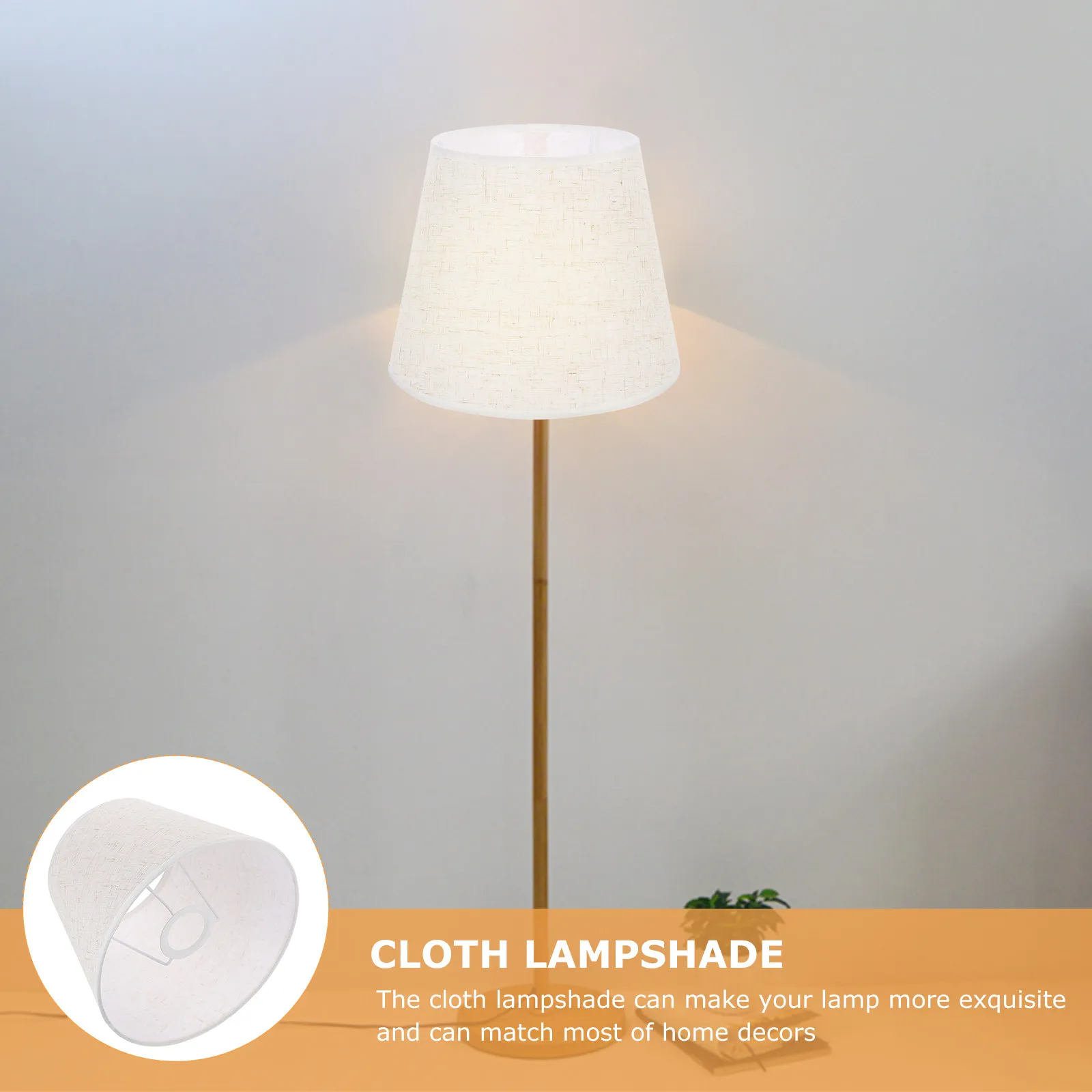 Premium Cloth Lampshade Delicate Light Cover for Ceiling Wall Floor Lamps Warm Diffuse Lighting Protector Decorative Lamp Cover