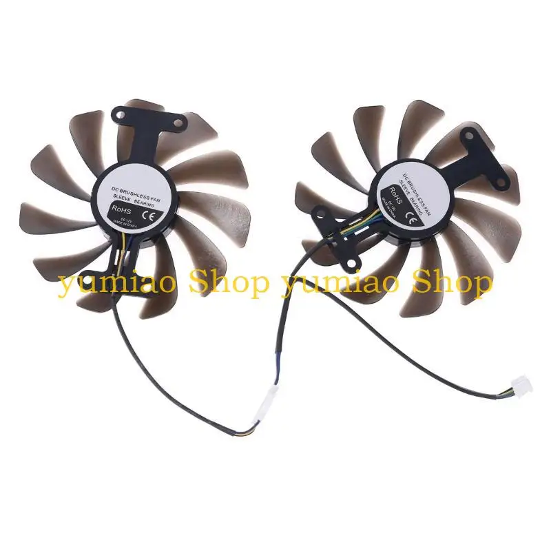 587B GPU Koelventilator GFM10012H12SPA GAA8S2U Vloeistoflagers 95 mm voor ZOTAC 1070TI