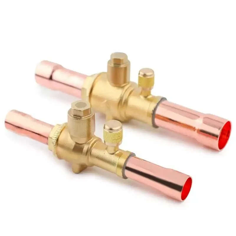 Refrigerant ball valve 6-54mm welding port unit pipeline globe air conditioner cold storage manual
