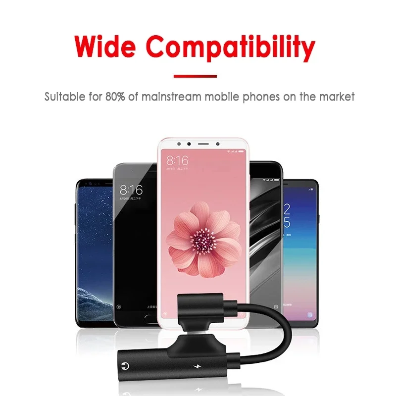 2 w 1 typ C 3.5mm AUX Adapter USB C do 3.5 wtyczka gniazdo słuchawkowe 3 5 Splitter słuchawki Audio konwerter dla Xiaomi Huawei LG