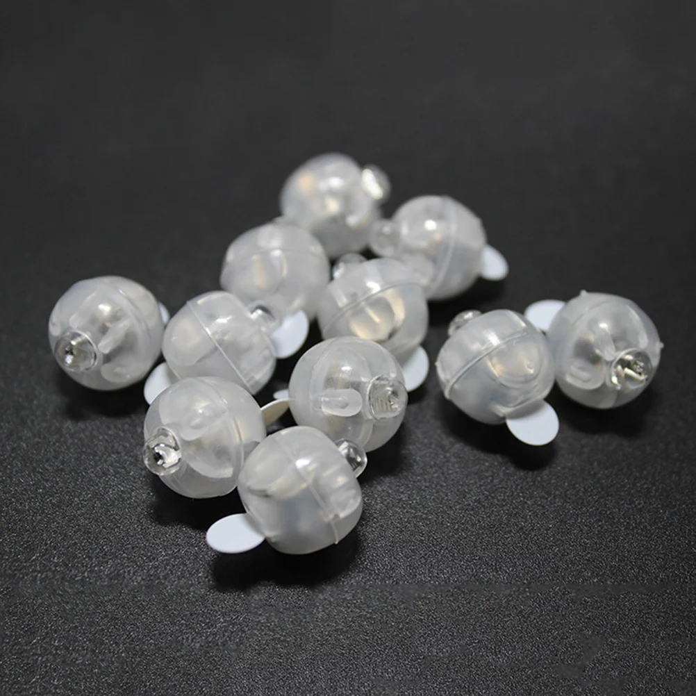 

50 Pcs Mini Luminous Round Ball Light LED Balloons Tumbler Lamp Decorative Party Festival DIY Plant Pot Lighting Christmas Shine