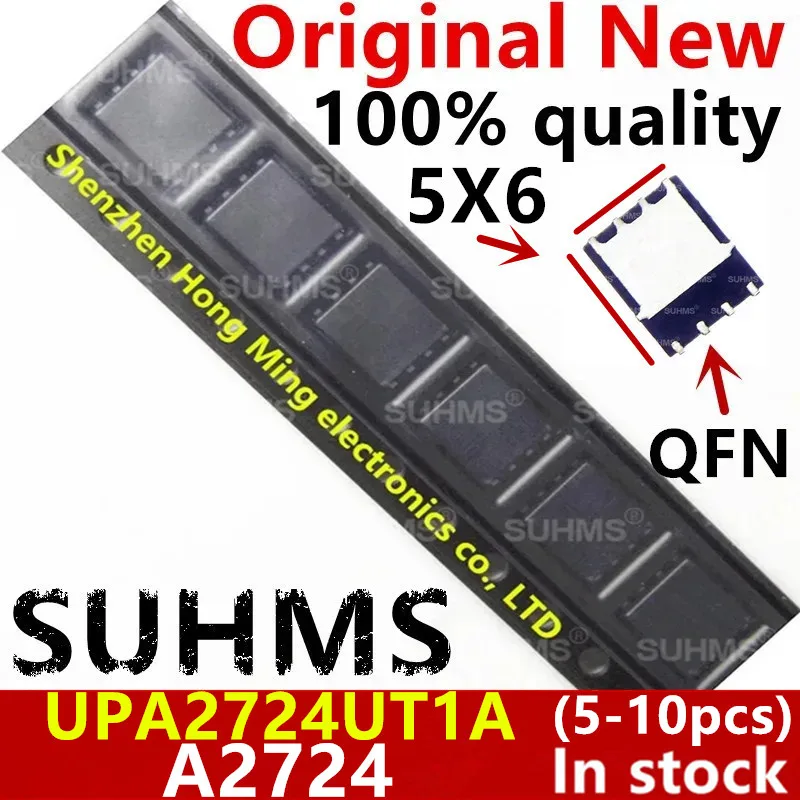 

(5-10piece)100% New A2724 UPA2724 UPA2724UT1A QFN-8