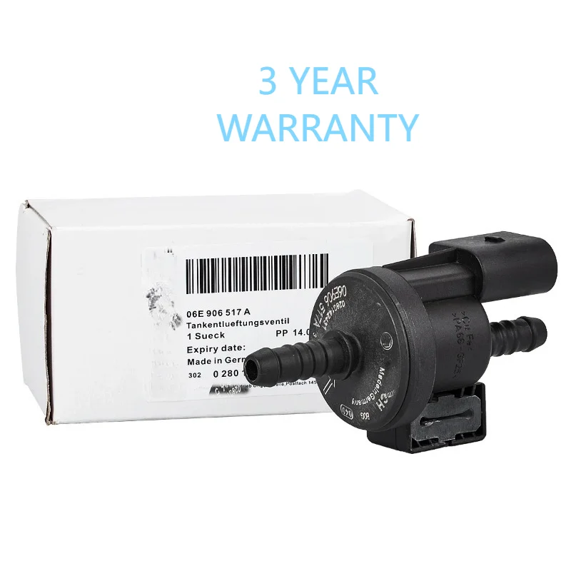 06E906517A Carbon Canister Solenoid Vapor Purge Valve Fit For Audi VW 2008-2016 2.0T 3.0T Engine EVAP Control Auto Replacement