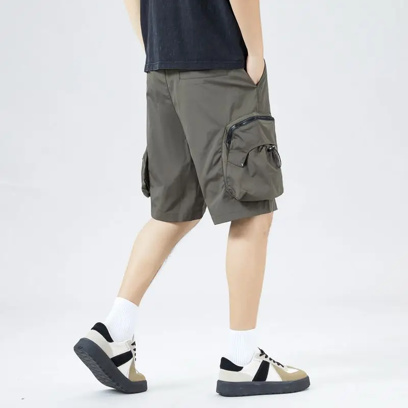 KSTUN Men's Quick Dry Cargo Shorts American Style Multi Pocket Breathable Loose Fit Summer Casual Hiking Workwear Outdoor Shorts