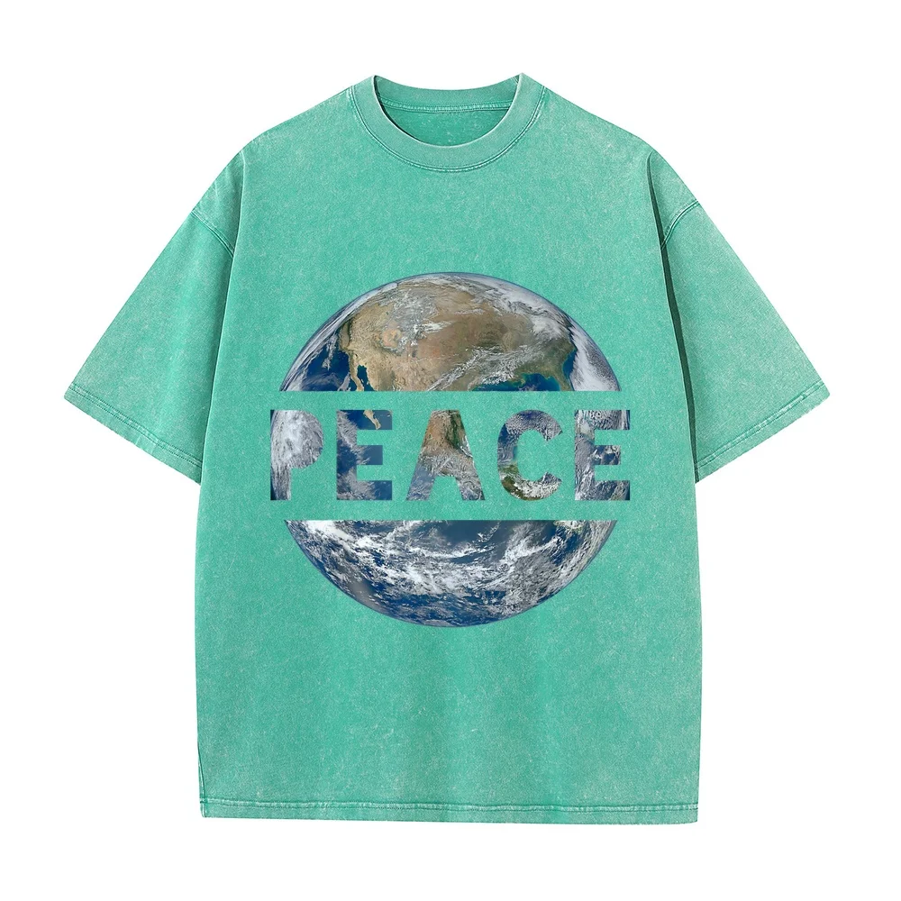 World Peace On Earth Conscious Humanity Love & Kindness T-Shirt Small Man T Shirt Four Xl Printed Tee Summer Top Cotton Short