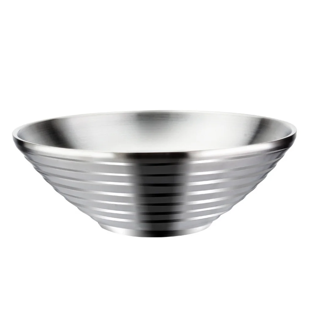 1 قطعة وعاء المعكرونة قسط الفولاذ المقاوم للصدأ الحرارية معزول ل شوربة الأرز الآيس كريم وجبات خفيفة المنزل مطعم استخدام حاوية الغذاء #3