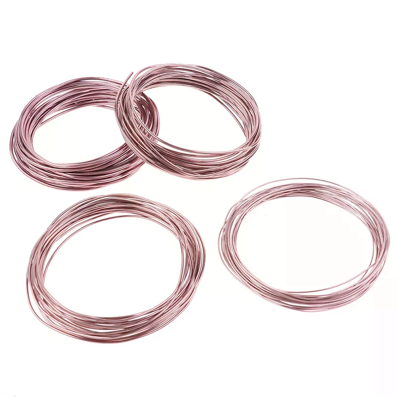 5m Brown Bonsai Wire Anodized Aluminum Bonsai Training Ties Plant Support Branches Bend Fixing Strings Garden Accessories