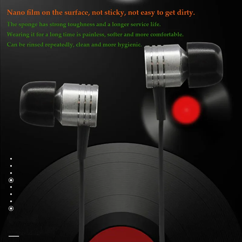 10คู่โฟมจำรูปหูฟัง T100 3.0มม. (LMS) แผ่นรองหูสำหรับ Se315ชเชอร์ SE210 Se215หูฟังอินเอียร์ใช้หัวฉีด3.0-4.0มม.