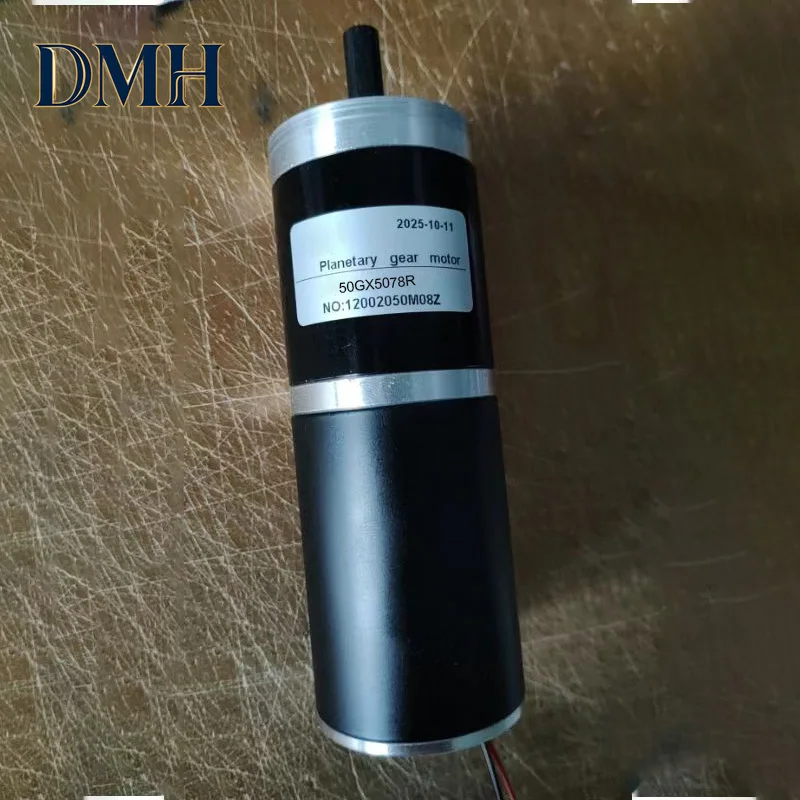

50MM 5078R DC planetary reducer motor 12V24V high torque high-power speed regulation forward and reverse gears 10-312rpm speed