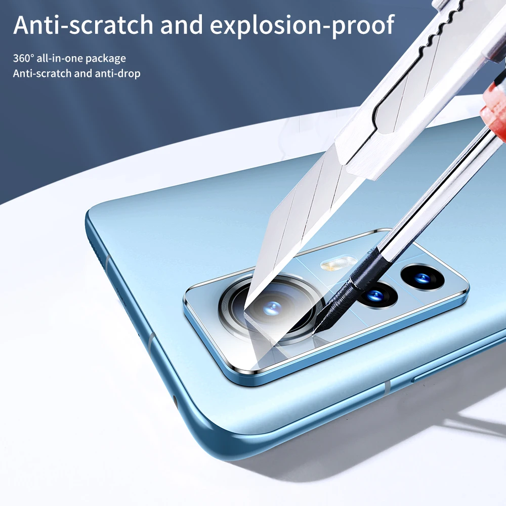 SmartDevil-Protetor de Lente Diamante Anti-Scratch, Vidro de Câmera de Tampa Completa, Filme Temperado Xiaomi Mi 13 12S 12Pro HD, Mi 11 12 Anti-Scratch