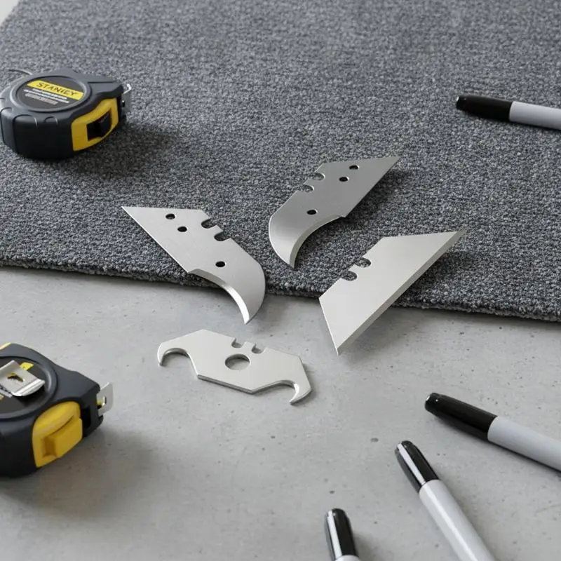new 10Pcs Steel Utility Knife Replacement Blades Precision Sharp Edge for Art Craft DIY Model Making Cutting