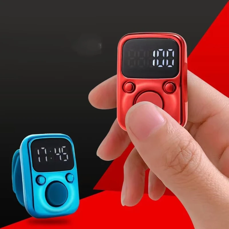 Digital Finger Ring Electronic Hand Tally Counter Silents Prayer Counter Clicker