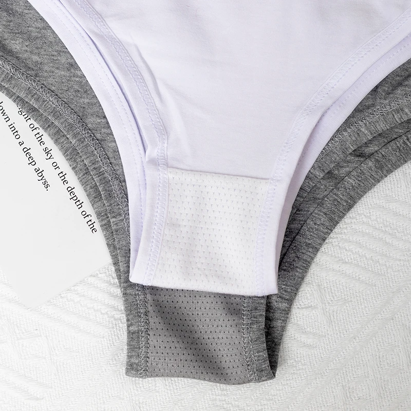 Female Sexy Yoga Briefs 100% Pure Cotton Seamless Briefs Low Waist Briefs