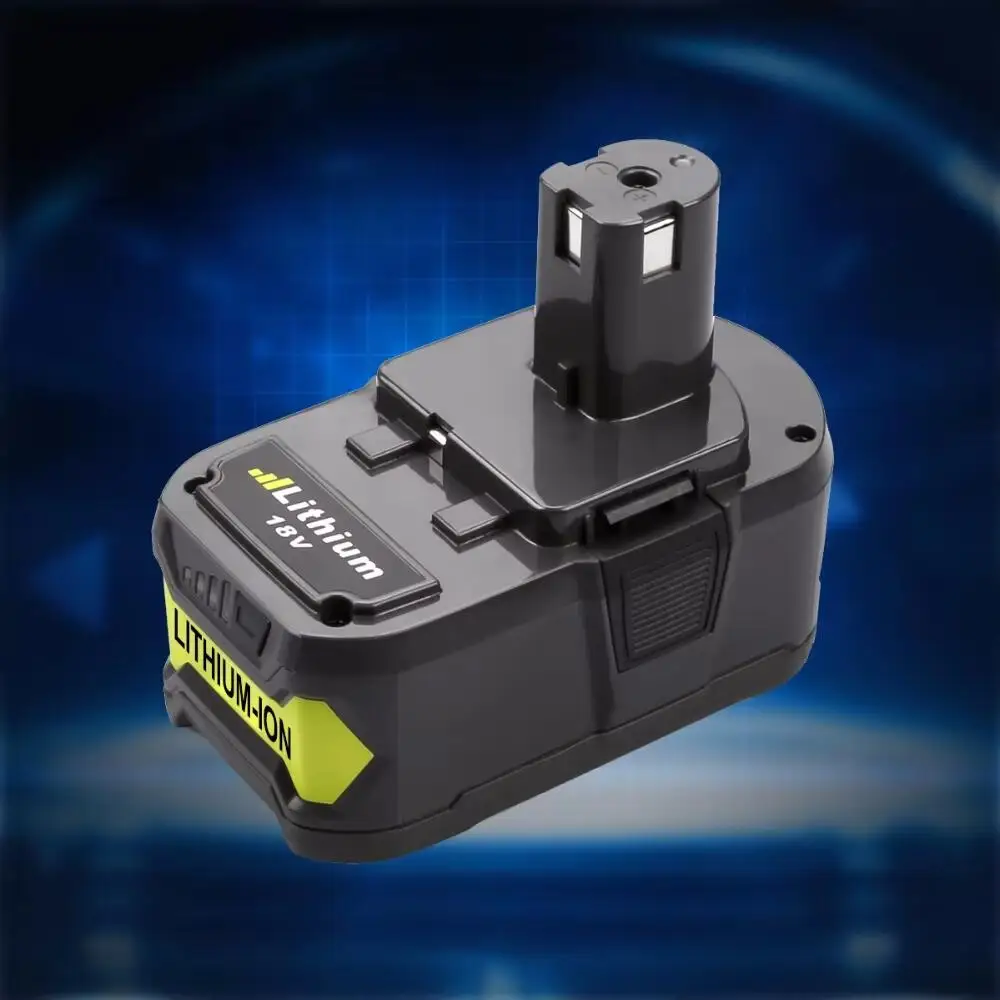

For Ryobi 18V 4000mAh P108 RB18L40 Lithium Ion Rechargeable Battery Pack Power Tools Battery Ryobi ONE+