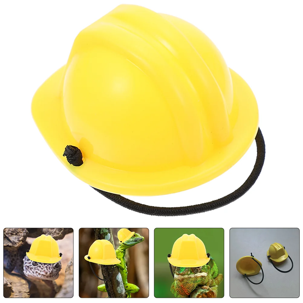 

Lizard Small Crawl Pet Hat Lovely Tiny Helmets Snake Hard Hats For Crawling Adornment Plastic Creative Mini Safety