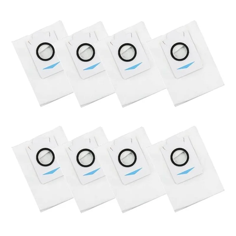 Sacos de aspirador de pó l65a para ecovacs deebot x1 plus t10 plus estação de extração, sacos de aspirador de pó de grande capacidade de 3.2 l