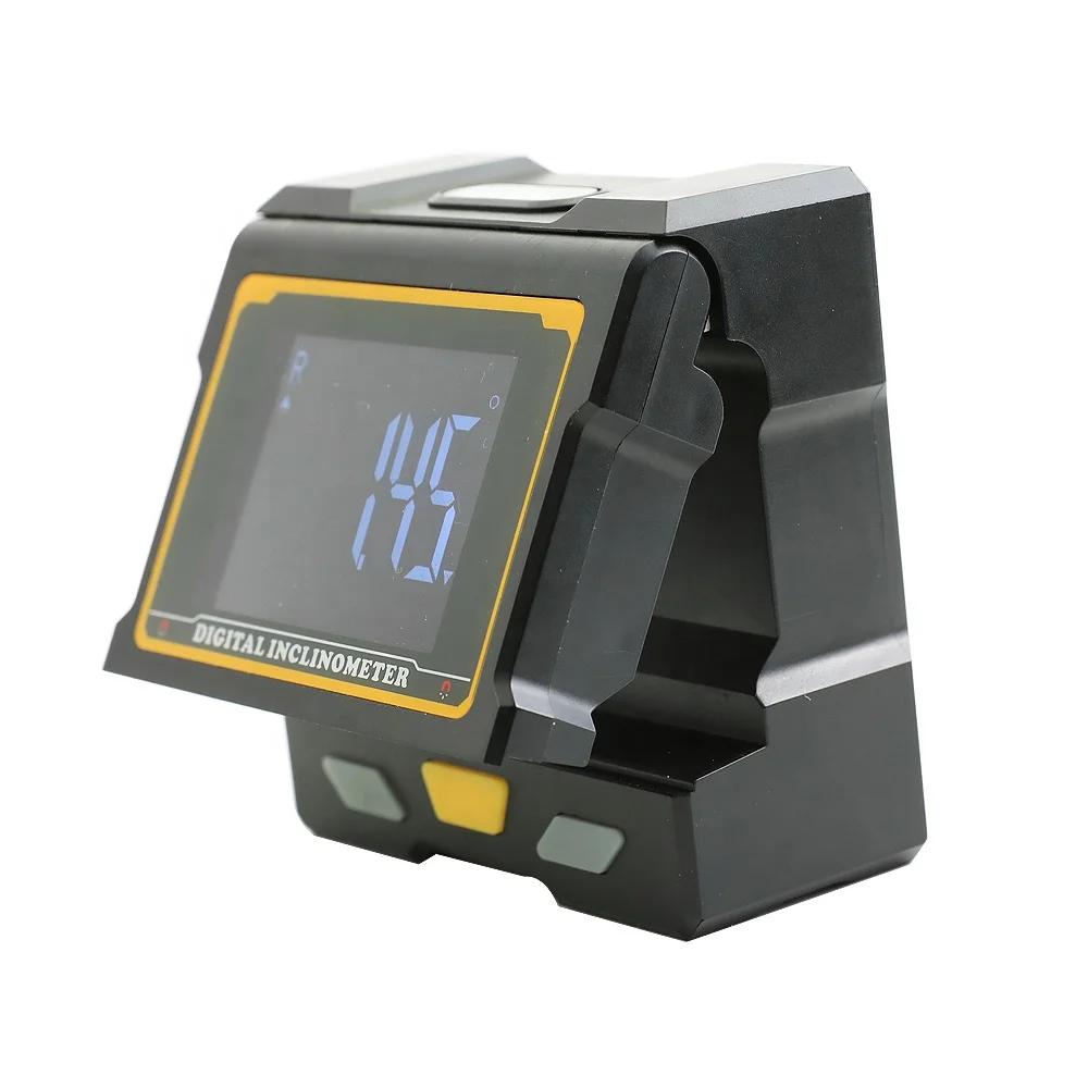 

DCFG Clam Shell Inclinometer Precision Digital Inclinometer Box Folding Inclinometer Angle Gauge Inclination Gauge with Blisters
