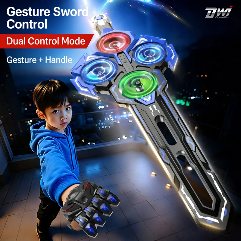 New DWi M17 Remote Control Flying Sword Quadcopter Children's Gift Foam Watch Included Kids Aircraft Model Toy for Entertainment
