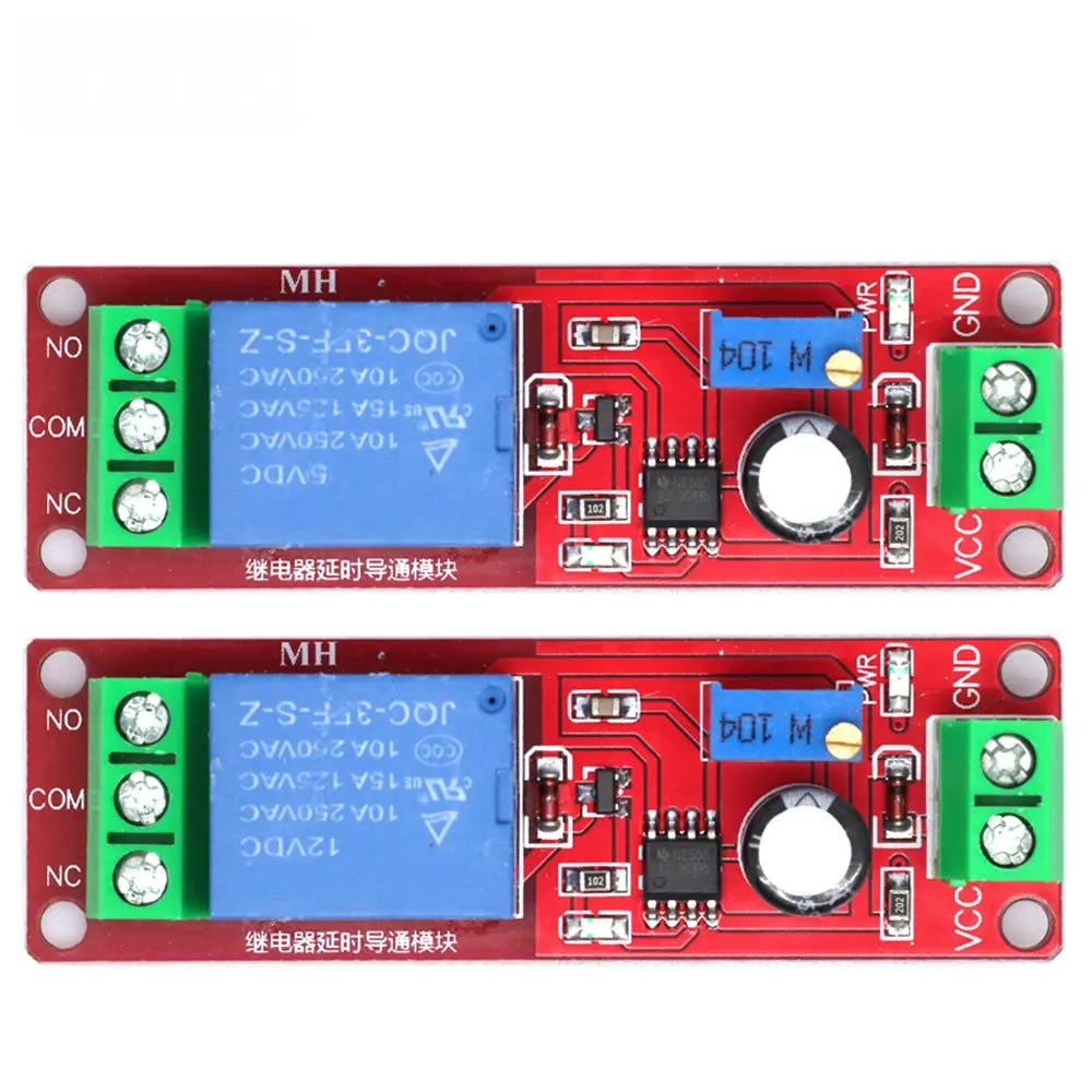 Timer Switch Adjustable Disconnect Module Time delay relay Module NE555 DK555 DC 12V Delay relay shield 0~10S Car Oscillator