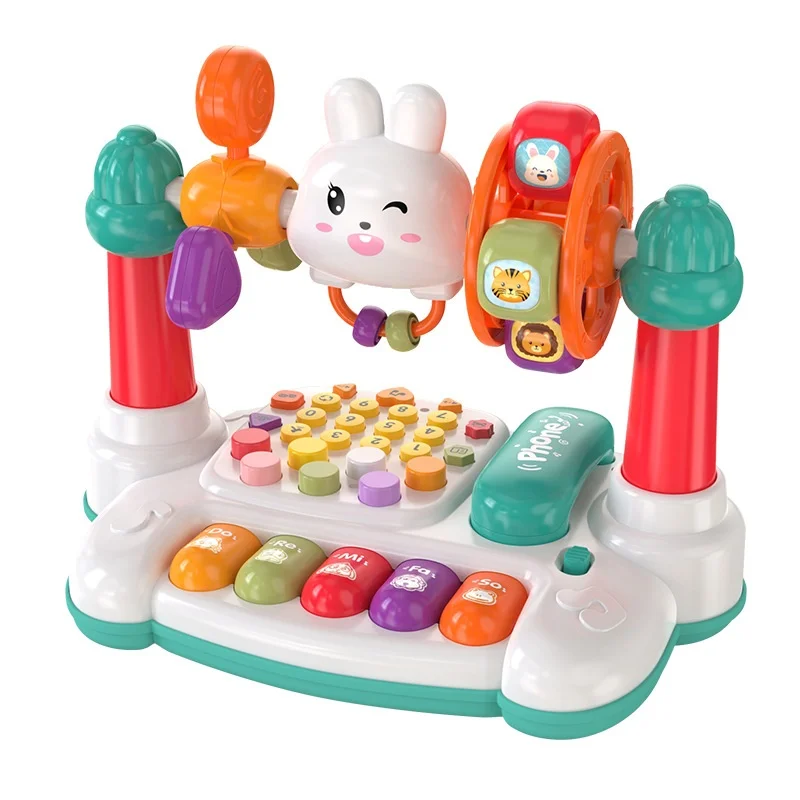 Toys baby phones children's early education intelligence multi-functional phones toys music mother and baby ringing bells  floor