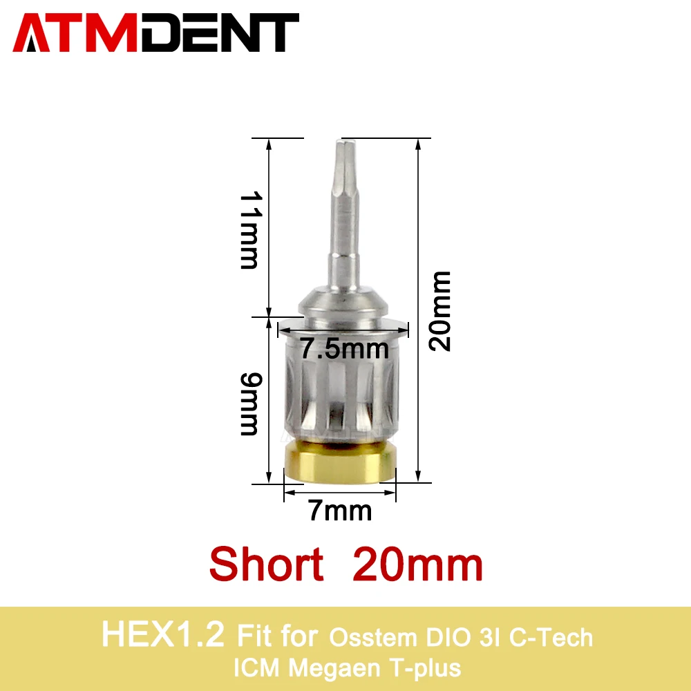زراعة أسنان شاملة ، مفكات براغي ، مفكات ، طقم اصطناعي ، مواد طبيب أسنان ، 1: عزم الدوران #6