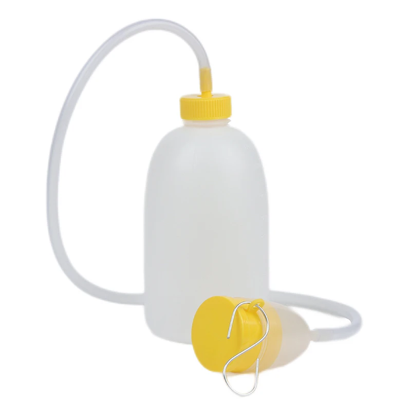 PVC Portable 1700ml Male Urinal Large Capacity With Urine Collector Tube For Bedridd Urinary Incontinence Men Urinal