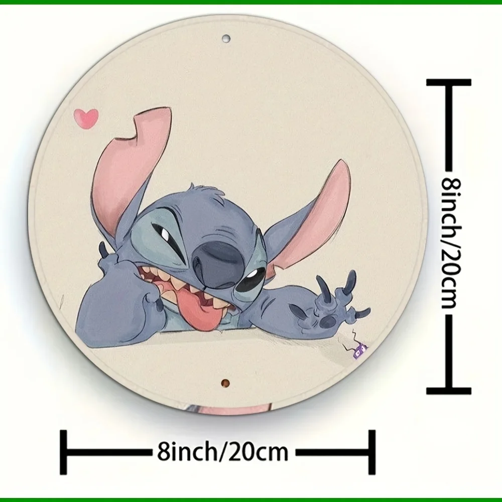 1 قطعة ، غرزة ، لوحة ألومنيوم مستديرة رائعة ، لوحة جدارية من الألومنيوم المعدني المستدير ، ديكور جدار ، ديكور منزلي غير رسمي على الموضة على سطح الطاولة