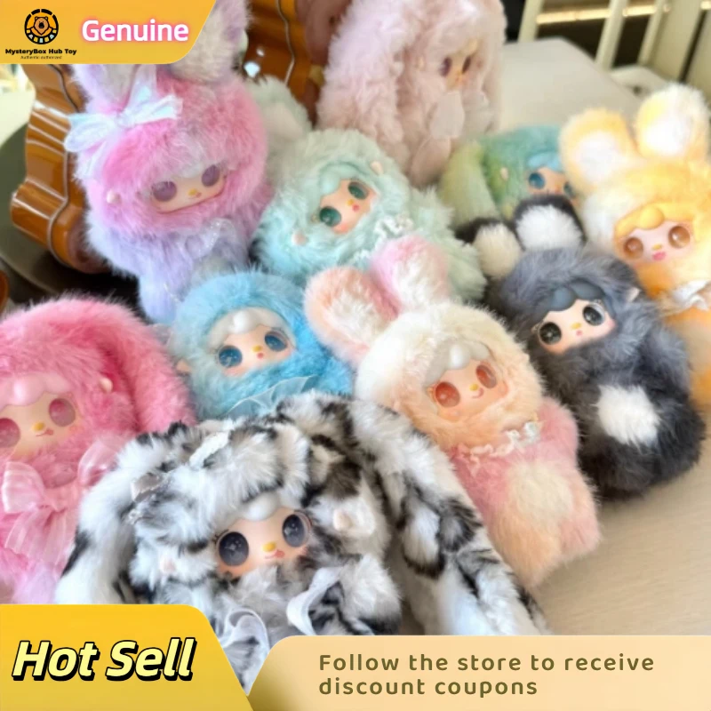 حقيقي جديد يوكي القفز الأرنب صندوق أعمى أفخم دمية دمية قلادة فتاة هدية عيد ميلاد أفخم دمية جمع لعبة حقيبة أنيقة الديكور