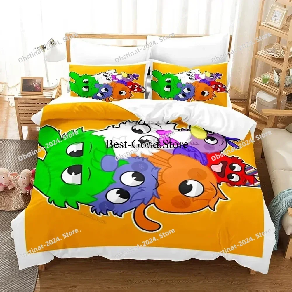 New Cartoon Garten of Banban Bedding Set Printed Bed Set With Pillowcase Bed Duvet Cover Single Double Queen Super King Size #5