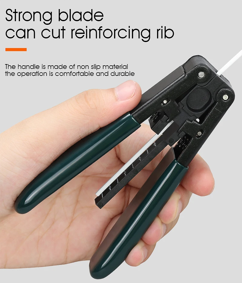 

Fiber Optic Stripping Tool FTTH Fiber Optic Cable Stripper Striping Optical Pliers Drop Stripper Fiber Cable Stripper