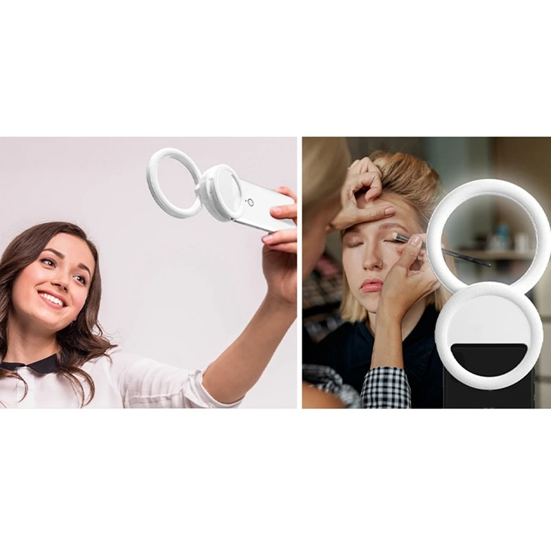 Сотовый телефон Красота Удобный портативный многоугольный заполняющий светильник для селфи Многофункциональный заполняющий светильник в реальном времени Прочный розовый